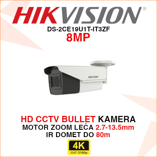 DS-2CE19U1T-IT3ZF DS-2CE19U1T-IT3ZF 8MP 2.7-13.5mm HIKVISION KAMERA