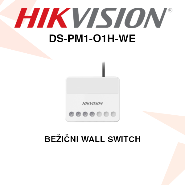 DS-PM1-O1H-WE DS-PM1-O1H-WE Hikvision bežični zidni prekidač