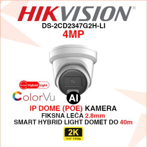 DS-2CD2347G2H-LI Hikvision ColorVu IP kamera