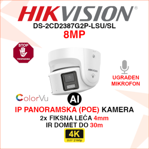 DS-2CD2387G2P-LSU/SL Hikvision ColorVu IP kamera