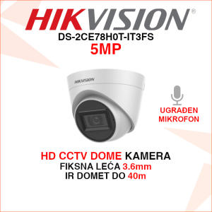 DS-2CE78H0T-IT3FS Hikvision 5MP kamera