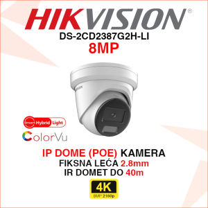 DS-2CD2387G2H-LI Hikvision 4K IP kamera