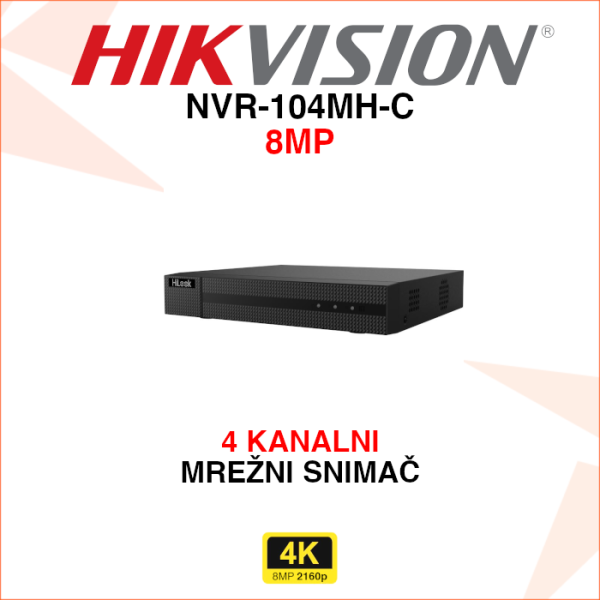NVR-104MH-C Hikvision mrežni video snimač