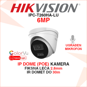 IPC-T260HA-LU Hikvision 6MP IP PoE kamera