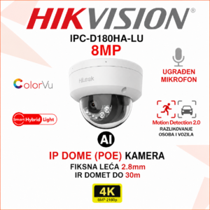 IPC-D180HA-LU Hikvision 4K AI IP kamera