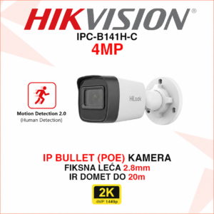 IPC-B141H-C Hikvision 2K IP PoE kamera