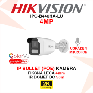 IPC-B440HA-LU Hikvision 4MP IP PoE kamera