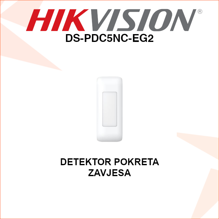 DS-PDC5NC-EG2 DS-PDC5NC-EG2 Hikvision žičani detektor pokreta