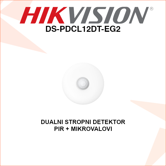 DS-PDCL12DT-EG2 DS-PDCL12DT-EG2 Hikvision dualni detektor