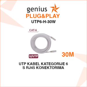 UTP6-H-30W Plug&Play UTP kabel 30m