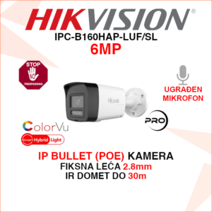 IPC-B160HAP-LUF/SL Hikvision IP kamera 6MP