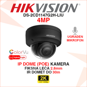 DS-2CD1147G2H-LIU Hikvision IP kamera 4MP 2.8mm